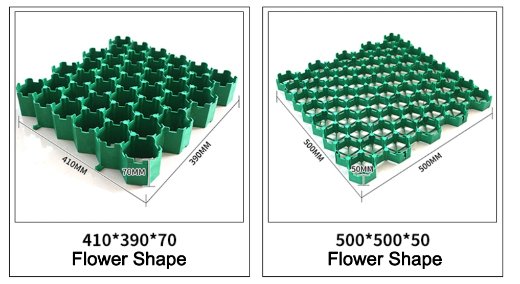 Recycle HDPE Honeycomb Plastic Porous Pavers Gravel Grass Grid