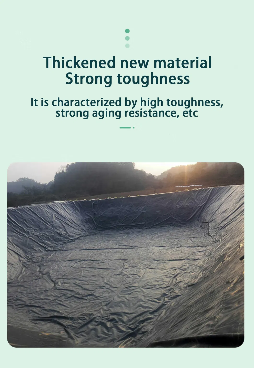 Geomembrane Price 2mm HDPE Plastic Pond Liner Fish Tank Waterproof Liner Waterproof Membrane Good Sale